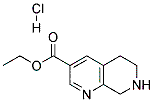 Structure of Ethyl 5,6,7,8-tetrahydro-1,7-naphthyridine-3-carboxylate hydrochloride