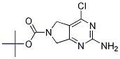 Structure of tert-butyl 2-amino-4-chloro-5H-pyrrolo[3,4-d]pyrimidine-6(7H)-carboxylate