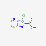 Structure of methyl 3-chloroimidazo[1,2-b]pyridazine-2-carboxylate