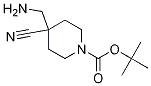 Structure of tert-butyl 4-(aMinoMethyl)-4-cyanopiperidine-1-carboxylate