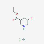 Structure of Ethyl 5-Hydroxypiperidine-3-carboxylate Hydrochloride