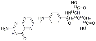 Structure of Folic Acid-13C5