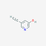 5-ethynylpyridin-3-ol结构式