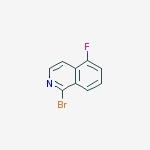 1-bromo-5-fluoroisoquinoline结构式