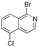 Structure of 1-broMo-5-chloroisoquinoline