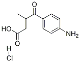 Structure of 4-(4-aMinophenyl)-3-Methyl-4-oxobutanoic acid hydrochloride