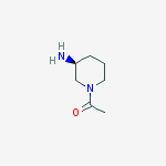 Structure of (S)-1-Acetyl-3-aminopiperidine