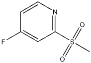 Structure of 4-Fluoro-2-(methylsulfonyl)pyridine