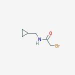 Structure of 2-bromo-N-(cyclopropylmethyl)Acetamide