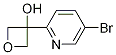 Structure of 3-(5-BroMo-2-pyridinyl)-3-oxetanol