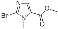 Structure of 2-BROMO-3-METHYL-3H-IMIDAZOLE-4-CARBOXYLIC ACID METHYL ESTER