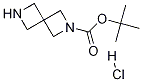 Structure of tert-butyl 2,6-diazaspiro[3.3]heptane-2-carboxylate hydrochloride