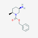 Structure of 5-AMino-2-Methyl-piperidine-1-carboxylic acid benzyl ester