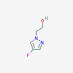 Chemical structure of 2-(4-Fluoro-1H-pyrazol-1-yl)ethanol