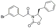 (S)-4-benzyl-3-(2-(3-bromophenyl)acetyl)oxazolidin-2-one结构式