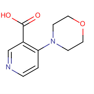 Structure of 3-Pyridinecarboxylic acid,4-(4-morpholinyl)