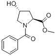 Structure of TRANS-1-BENZOYL-4-HYDROXY-L-PROLINE METHYL ESTER