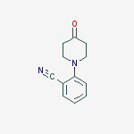 Structure of 2-(4-oxo-1-piperidinyl)Benzonitrile