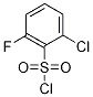 Structure of 2-CHLORO-6-FLUOROBENZENESULFONYL CHLORIDE