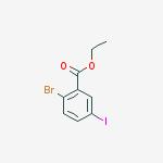 Structure of Ethyl 2-bromo-5-iodobenzoate