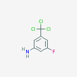 Structure of 3-Fluoro-5-(trichloromethyl)aniline