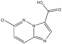 Structure of 6-chloroiMidazo[1,2-b]pyridazine-3-carboxylic acid