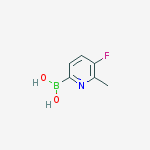 Structure of 5-FLUORO-6-METHYLPYRIDIN-2-YL-2-BORONIC ACID