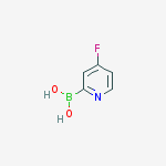 Structure of 4-FLUOROPYRIDIN-2-YL-2-BORONIC ACID