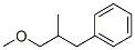 Structure of Benzene,(3-methoxy-2-methylpropyl)-