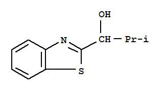 Structure of 2-Benzothiazolemethanol,a-(1-methylethyl)-