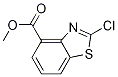 2-氯苯并[D]噻唑-4-甲酸甲酯结构式