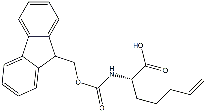 Structure of (R)-N-FMoc-2-(5'-pentenyl)glycine