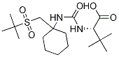 (S)-2-(3-(1-(tert-butylsulfonylmethyl)cyclohexyl)ureido)-3,3-dimethylbutanoic acid结构式