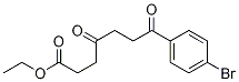 Structure of ethyl 7-(4-bromophenyl)-4,7-dioxoheptanoate