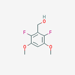 Structure of (2,6-difluoro-3,5-dimethoxyphenyl)methanol