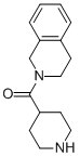 2-(PIPERIDIN-4-YLCARBONYL)-1,2,3,4-TETRAHYDROISOQUINOLINE结构式
