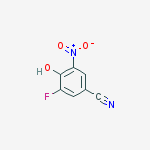 Structure of 3-Fluoro-4-hydroxy-5-nitrobenzonitrile