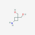 Structure of 3-AMino-1,1-cyclobutanedi...