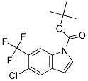 Structure of 1-Boc-5-Chloro-6-trifluoromethyl-1H-indole