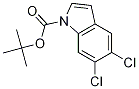 Structure of 1-Boc-5,6-Dichloro-1H-indole
