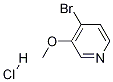 Structure of 4-broMo-3-Methoxypyridine hydrochloride