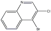 Structure of 4-Bromo-3-chloroquinoline
