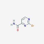 2-bromopyrimidine-4-carboxamide结构式