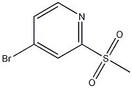 Structure of 4-bromo-2-(methylsulfonyl)pyridine