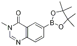 3-METHYL-6-(4,4,5,5-TETRAMETHYL-1,3,2-DIOXABOROLAN-2-YL)QUINAZOLIN-4(3H)-ONE结构式