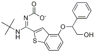 Structure of (E)-tert-butyl amino(4-(2-hydroxy-1-phenylethoxy)benzo[b]thiophen-2-yl)methylenecarbamate