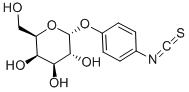Α-D-吡喃半乳糖基苯基异硫氰酸酯结构式
