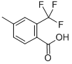 Structure of 4-METHYL-2-(TRIFLUOROMETHYL)BENZOIC ACID