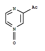 Ethanone,1-(4-oxido-2-pyrazinyl)-结构式