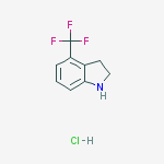 4-(Trifluoromethyl)indoline hydrochloride结构式